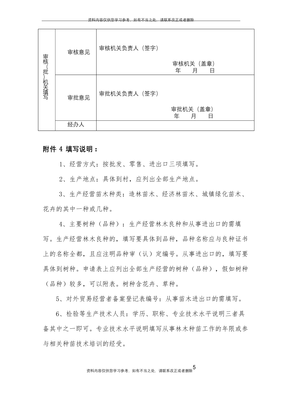 【精品】《林木种子生产经营许可证》申请表(1)